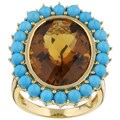 Encore by Le Vian 14k Gold Cognac Quartz Ring