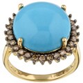 Encore by Le Vian 14k Gold Turquoise Diamond Ring