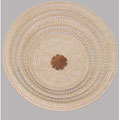 Handcrafted Round Rattan Table Bowl (Cambodia)