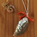 Red Coral Fire Dream Abalone Necklace (USA)