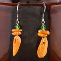 Spiny Oysters Honey Glow Earrings (USA)