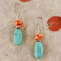 Spiny Oyster Sea Sprite Chrysophase Earrings (USA)