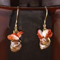 Keshi Pearl Sea Bed Treasure Earrings (USA)