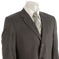 Adolfo Men's Grey Gabardine Wool Suit