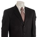 Adolfo Men's Navy Stripe Wool Suit