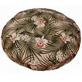 Large 42-inch Round Fern Pet Bed