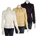French Dressing Women's Safari Button Top