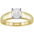 14k Yellow Gold 1ct TDW Diamond Engagement Ring (H-I-J, I1-I2)