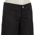 Billy Blues Women's Wide Leg Cross Stitch Denim Jeans