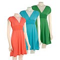 Nice Wear Women's Stretch Solid Sleeveless Dress