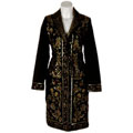 Sandy Starkman Women's Long Sequined Coat