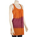 Eight Sixty Women's Sleeveless Dip Dyed Racer Back Tunic