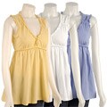 Nick & Mo Women's V-neck Empire Waist Talia Tunic