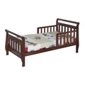 Toddler Sleigh Bed in Cherry Finish