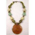 Handmade Copper 'Tuscan Sun' Necklace (India)