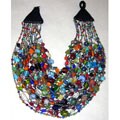 Handmade Glass Bead 'Vie Boheme' Necklace (India)