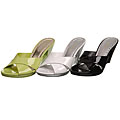 BCBGirls Women's 'Trim' Leather Wedges