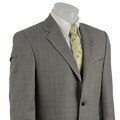 Joseph Abboud Men's Grey Worsted Wool Suit