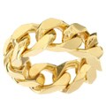 Elsa M 18k Gold over Silver Link Ring