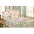 Victorian Rose Patchwork 5-piece Quilt Set