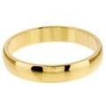 18k Gold over Silver Tailored Bangle Bracelet