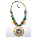 Handmade 'Tibetan Deco' Necklace (India)