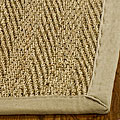 Diamonds Natural Fiber Sea Grass Beige Rug (3' x 5')
