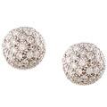 14k White Gold 1/2ct TDW Pave Diamond Earrings (G-H-I, I1)