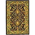 Hand-spun Antique Mahal Wool Rug (2' x 3')