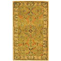 Antique Hand-spun Wool Zeigler Ivory Rug (2'3 x 4')
