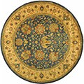 Hand-tufted Mashad Wool Rug (6' Round)