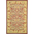 Hand-hooked Provencal Mosaic Wool Rug (2'3 x 7'10)