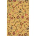 Hand-hooked Paisley Vine Wool Rug (2'3 x 7'10)