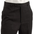 Pierre Cardin Expander Charcoal Grey Plain Trousers