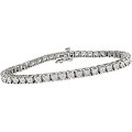14k White Gold and 4 3/4ct TDW Diamond Bracelet (G-H-I, SI)