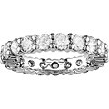 18k White Gold 3ct TDW Diamond Eternity Band (F-G, SI2-3)