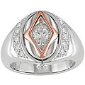 18k White and Pink Gold 3/4ct TDW Diamond Ring (F, SI2)