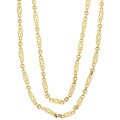 18k Yellow Gold 68-inch Long Antique Necklace