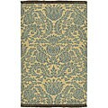 Hand-woven Santa Fe Collection Wool Rug (2'6 x 8')