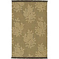 Hand-woven Santa Fe Collection Wool Rug (8' x 11')
