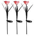 Flower Solar Lights Set (Set of 3)