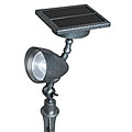 Torpedo Hammered Pewter Solar Spotlight (Set of 12)