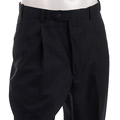 Pierre Cardin Men's Expander Navy Solid Wool Pants