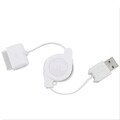 Insten Retractable USB Hotsync Cable for Apple iPod