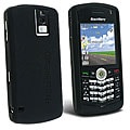 Blackberry Pearl 8100 Black Silicone Skin Case