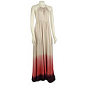 Aidan Mattox Women's X-back Silk Jersey Dress