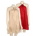 Aidan Mattox Silk Halter Rose Dress