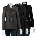 Last Kiss Women's Belted Double-breasted Coat