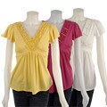 Simply Irresistible Women's Embellished V-neck Shirt