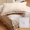 Chloe Crocheted Bedskirt and Sham Set